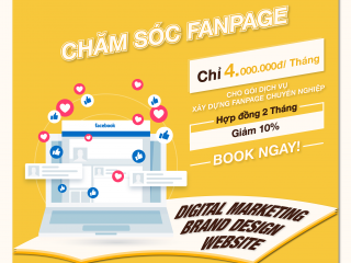 Chăm sóc Fanpage hàng tháng - Gia tăng tương tác thương hiệu đến hàng triệu khách hàng - Giá chỉ 4.000.000Đ cho mỗi tháng!